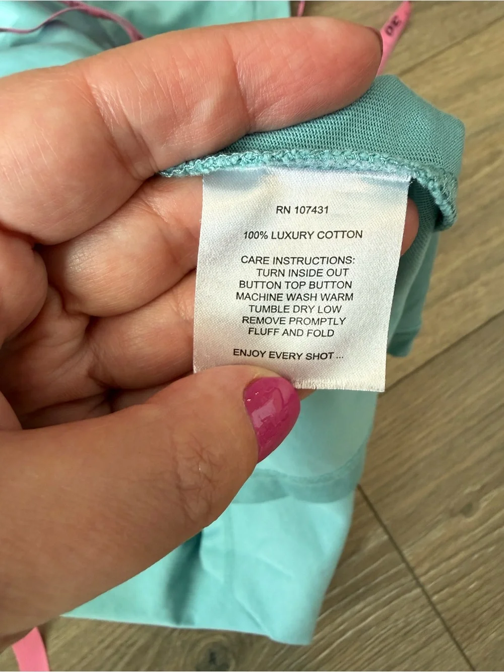 Linksoul Tempus Fugit Pocket Polo Golf Shirt Seafoam Blue
